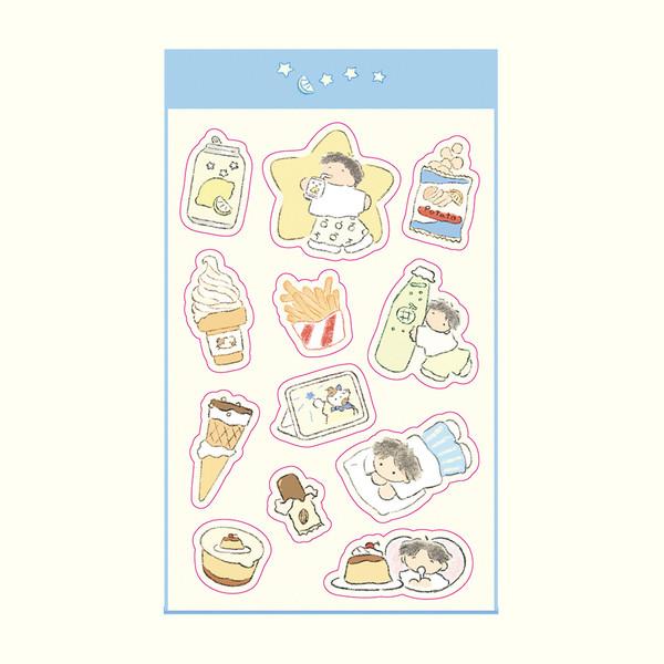 하미네 | 뒹굴뒹굴 여름간식 스티커