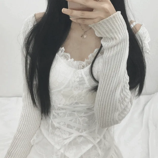 레이스 뷔스티에 나시