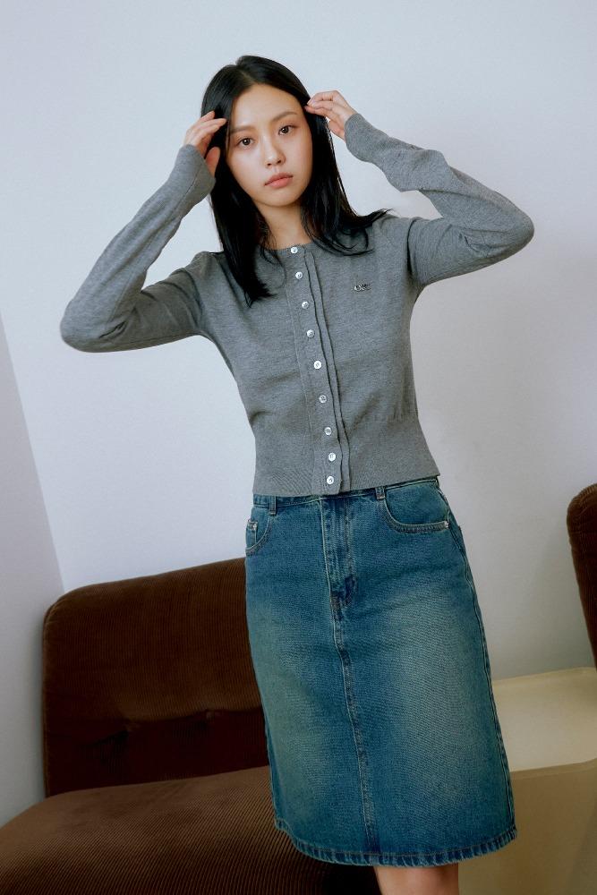 [RE-STOCK] 클래식 유넥 가디건 [GREY] - 오아이오아이컬렉션