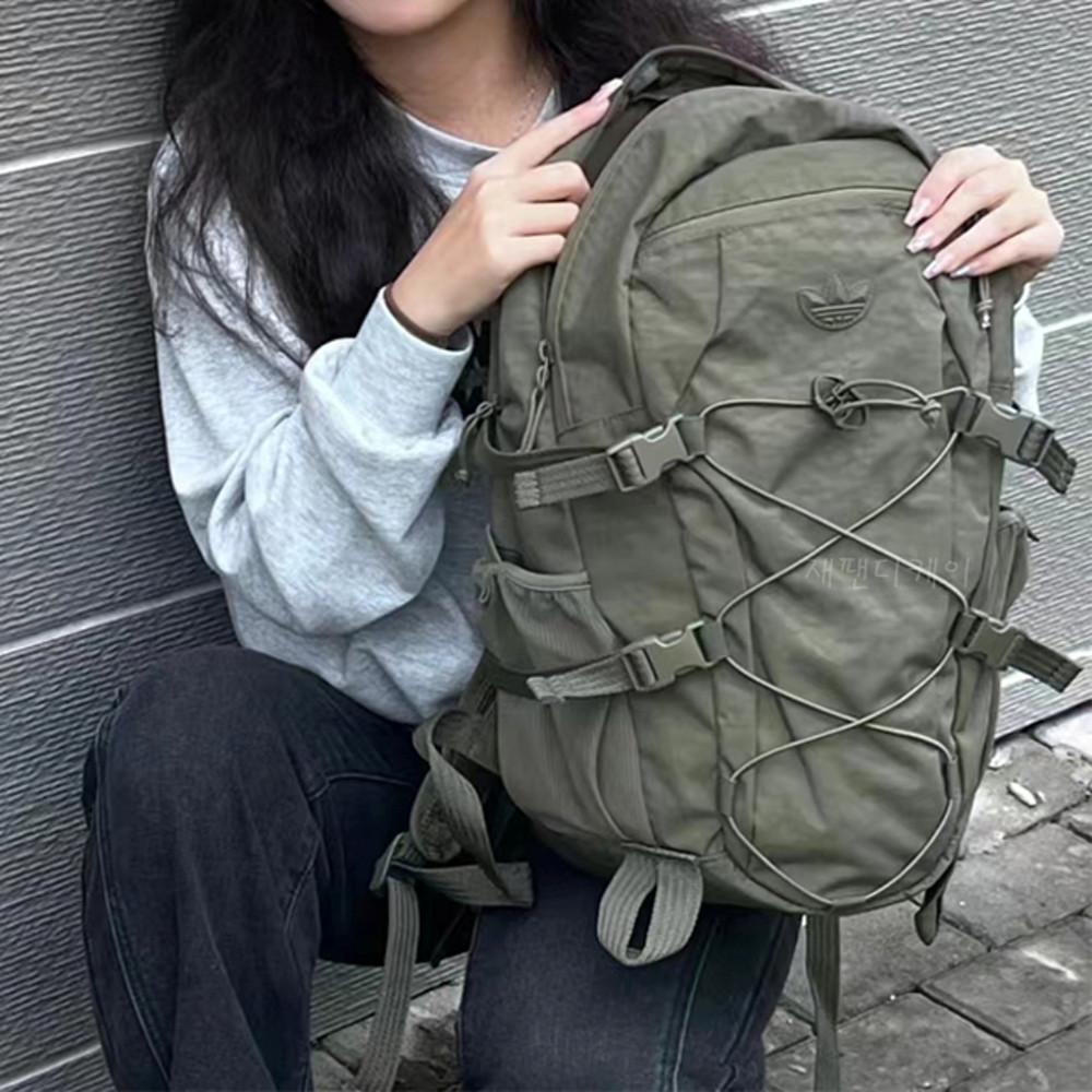 아디다스 백팩 어드벤쳐 빈티지 가방 올리브 II3334