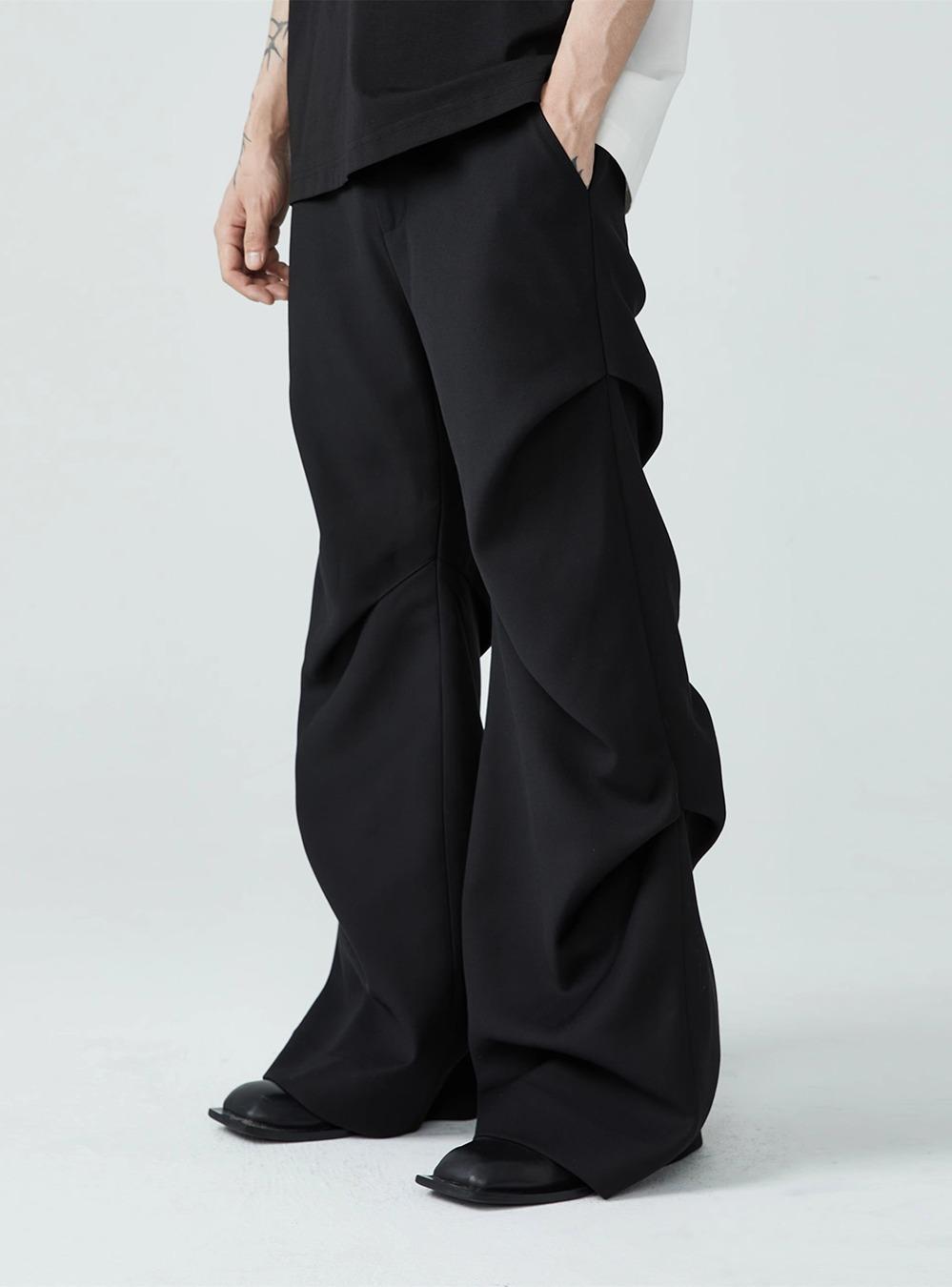 [FRKM SCD] Pleated Boots Cut Pants