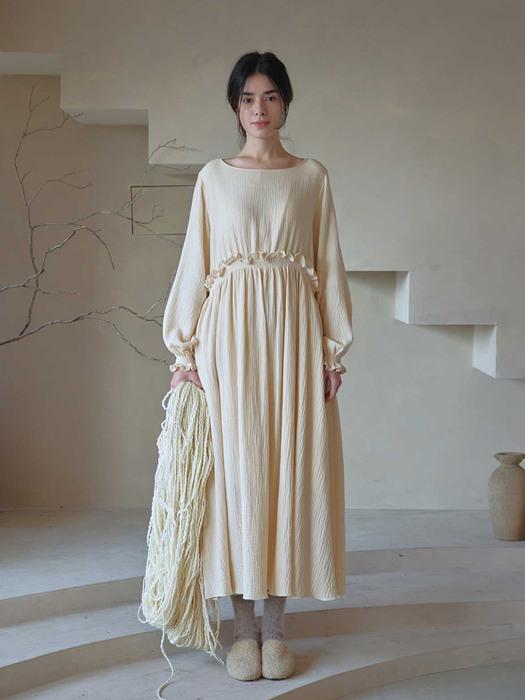 Adela pleated banding dress