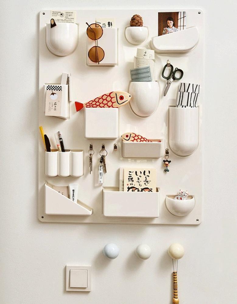 벽걸이 소품 정리 수납함 데스크 스토리지보드