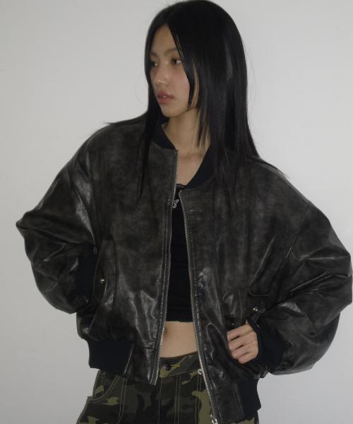 퀄팅 리버시블 엠보 점퍼 (BLACK)_F24ZA956