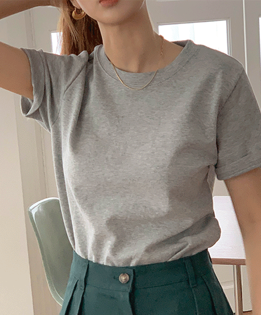 💛모델소장💛 solid basic tee (6color)