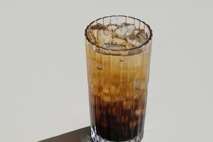 클래식 플리츠 유리컵 하이볼잔