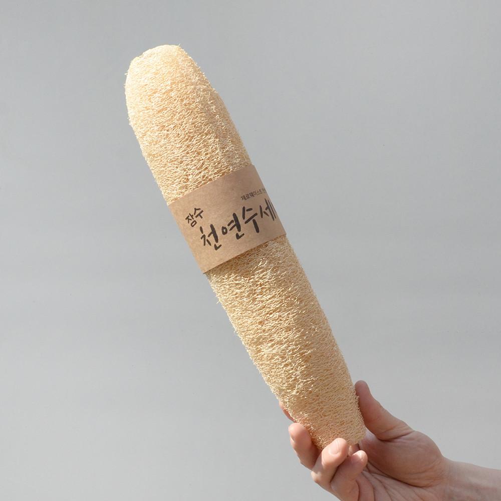 장수천연수세미 25-30cm 제로웨이스트 설거지 수세미
