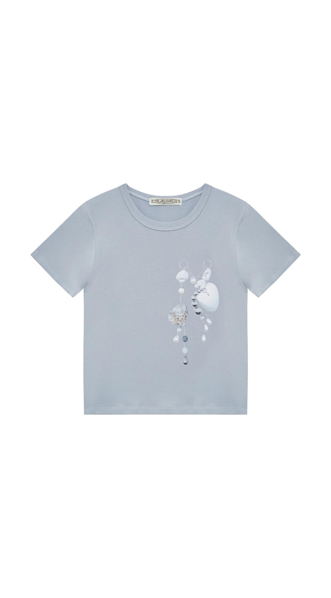 Seashell Earrings Tee (3 Color)