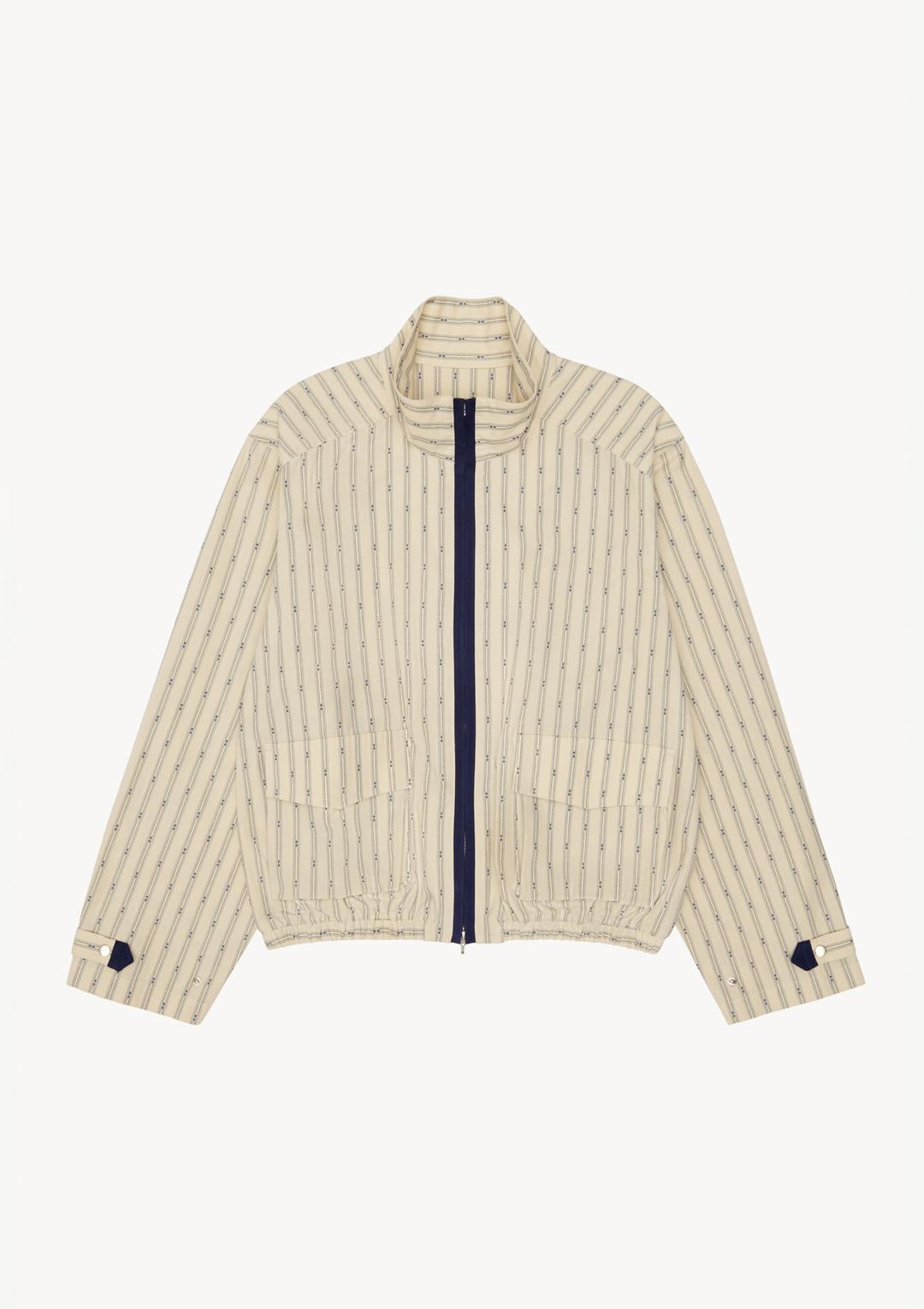 Ethnic Shirt Blouson in Cream