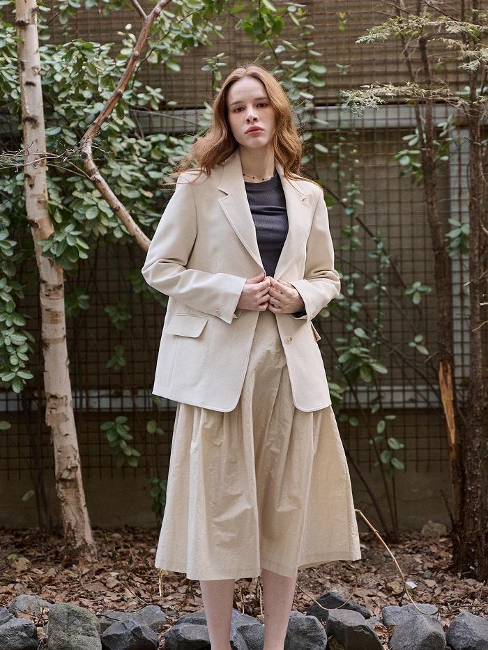 휴스톤 보이핏 자켓_아이보리