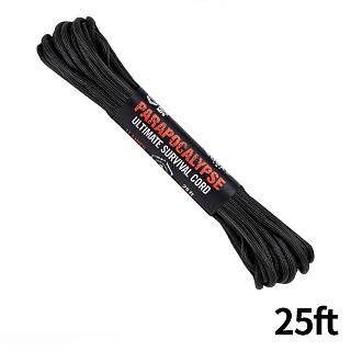 앳우드로프 파라포칼립스 얼티메이트 서바이벌 25 피트 (블랙) - 17,000원 | 택티컬아웃도어 넷피엑스