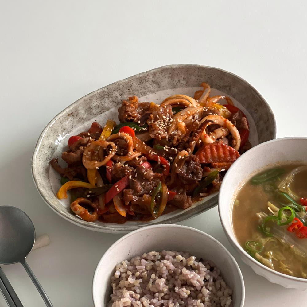 도우 타원 딥플레이트 2color