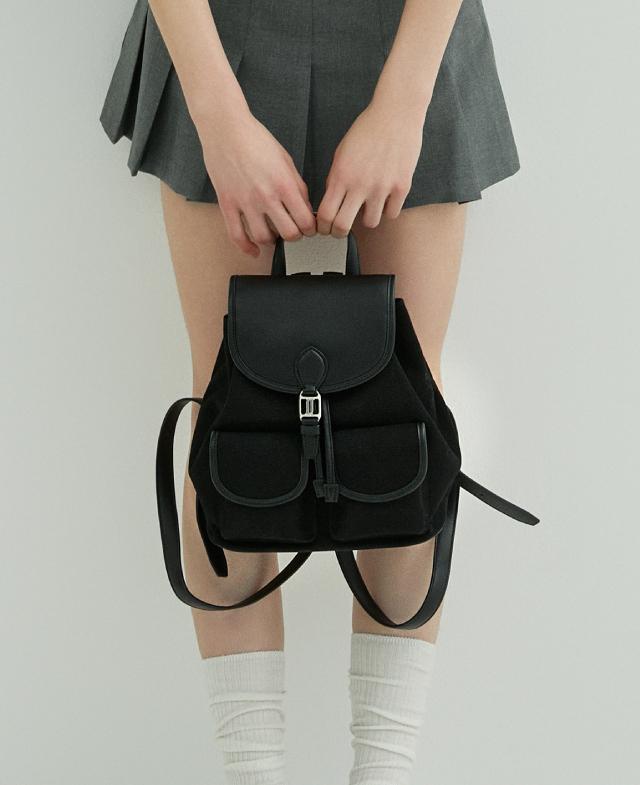 MAY 캔버스 SM 백팩 BK (JHNCHB4BS220BK270)