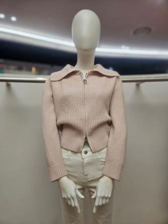 이런 상품 어때요? [부루앤쥬디] 여성 베스 와이드 카라 펄 니트 집업 가디건 JDBBRBJP102B