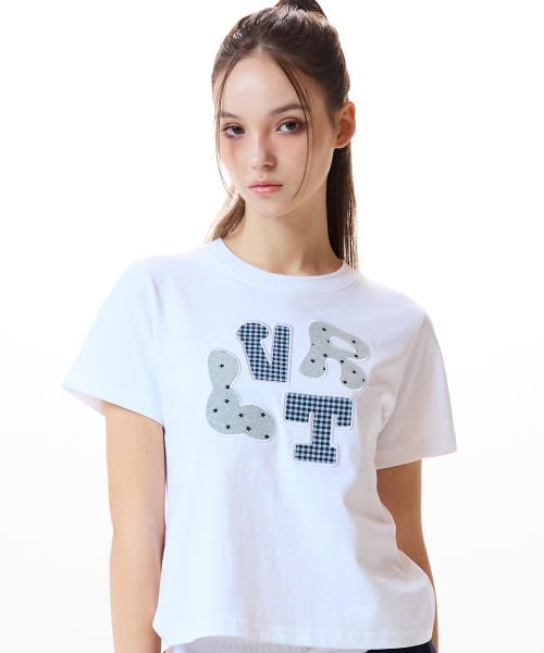 LVTR PATCH TEE(WHITE)