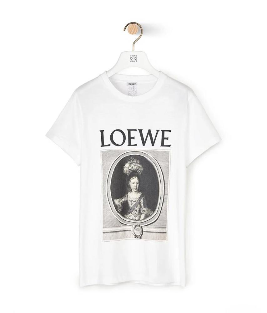 로에베 Loewe 포트레이트 반팔 티셔츠