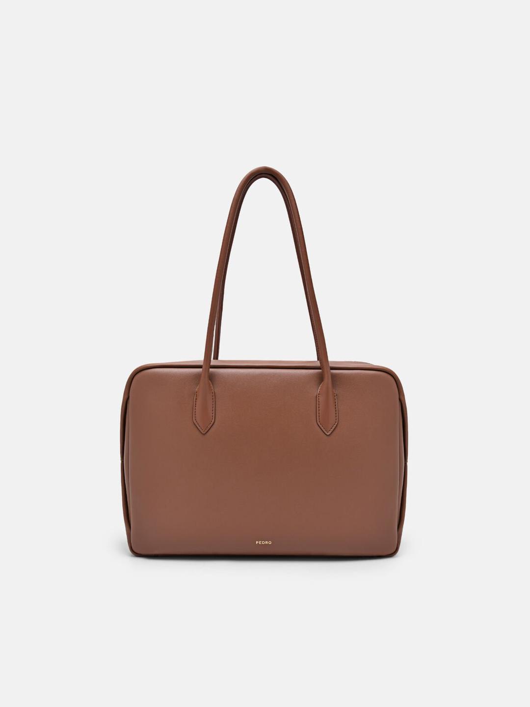 Caddie 레더 볼링백  - 코냑