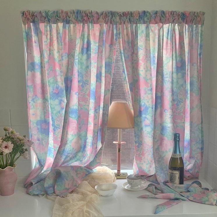 blueberry floral fabric