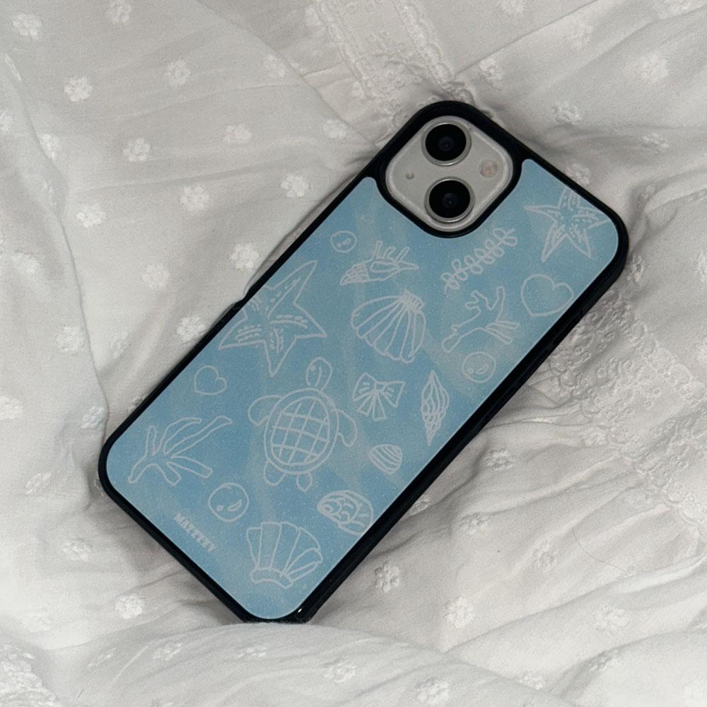 [Magsafe]Ocean Pieces glass case