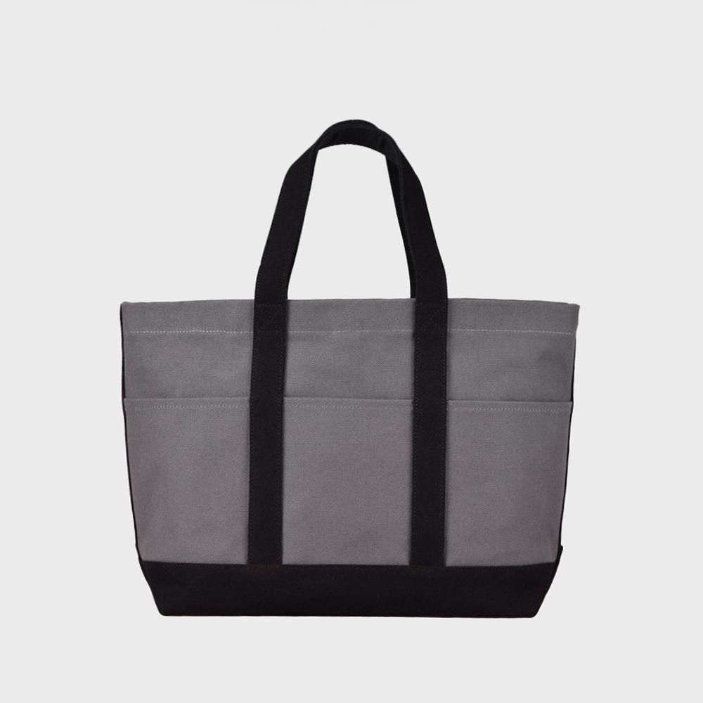 프리모 캔버스 토트백(그레이/블랙)