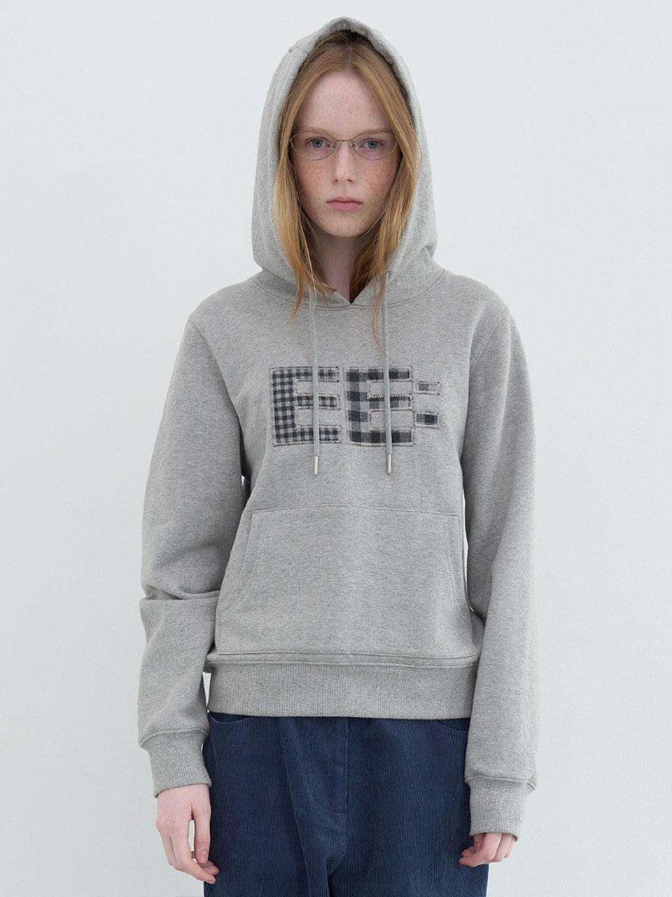 픽셀 로고 후디 (Grey)