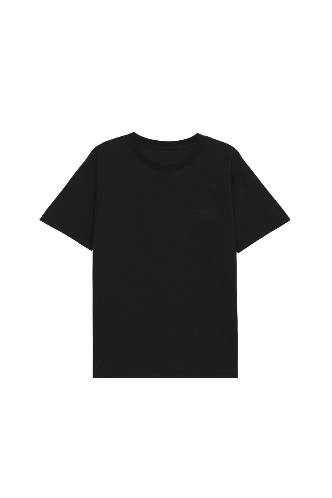 INCISION LINE TEE - BLACK