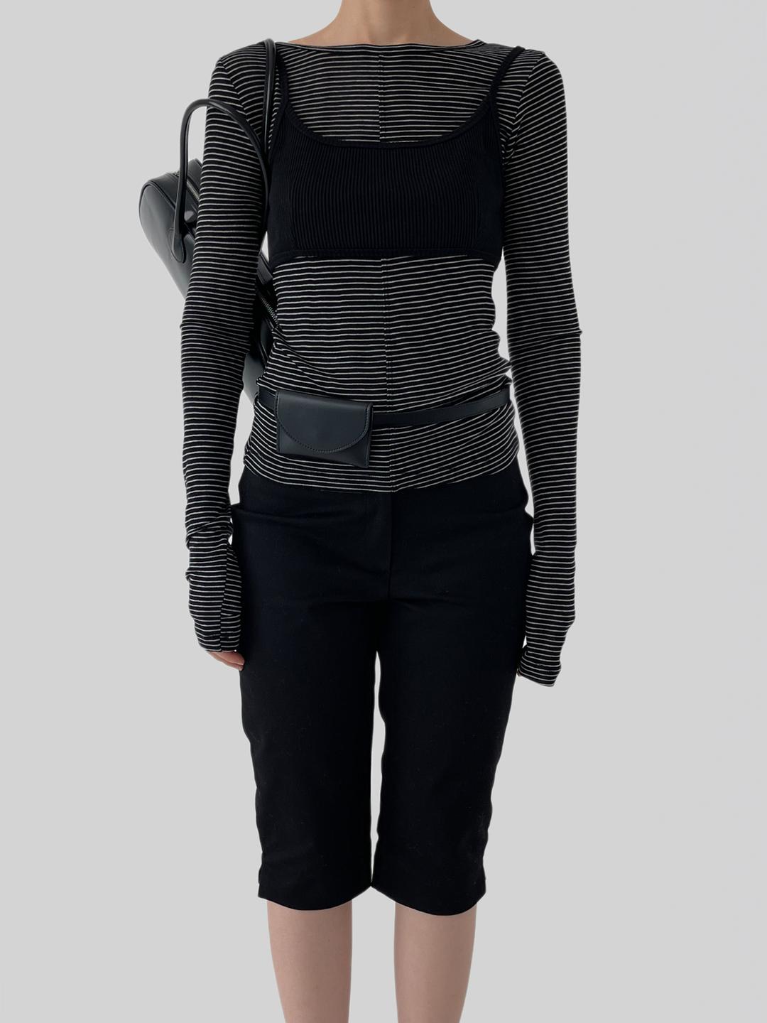 어텀 [made]레이어링절개티셔츠