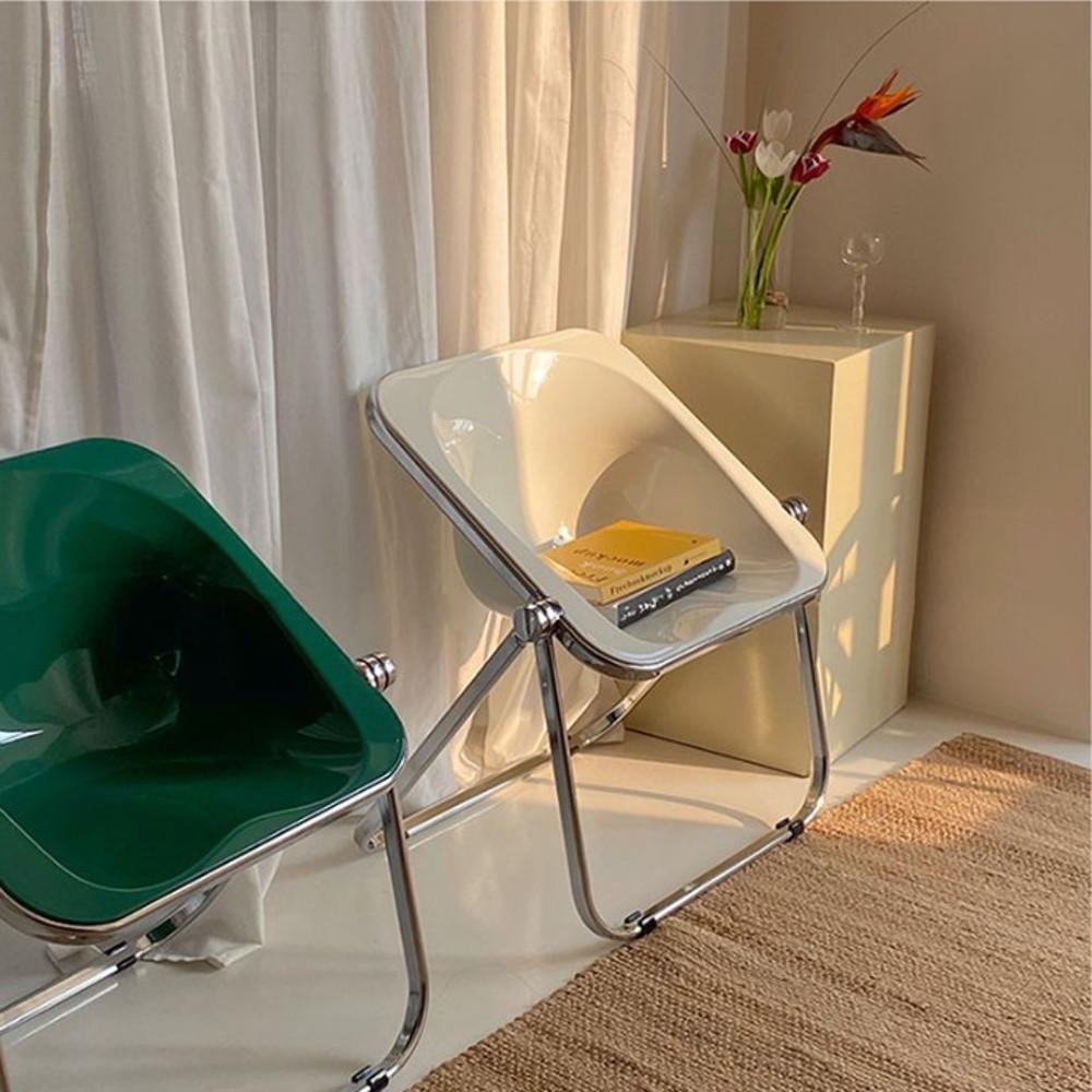 헤이유드  미드센추리 접이식 의자 카스텔리 5colors 플로나 폴딩 체어 아크릴