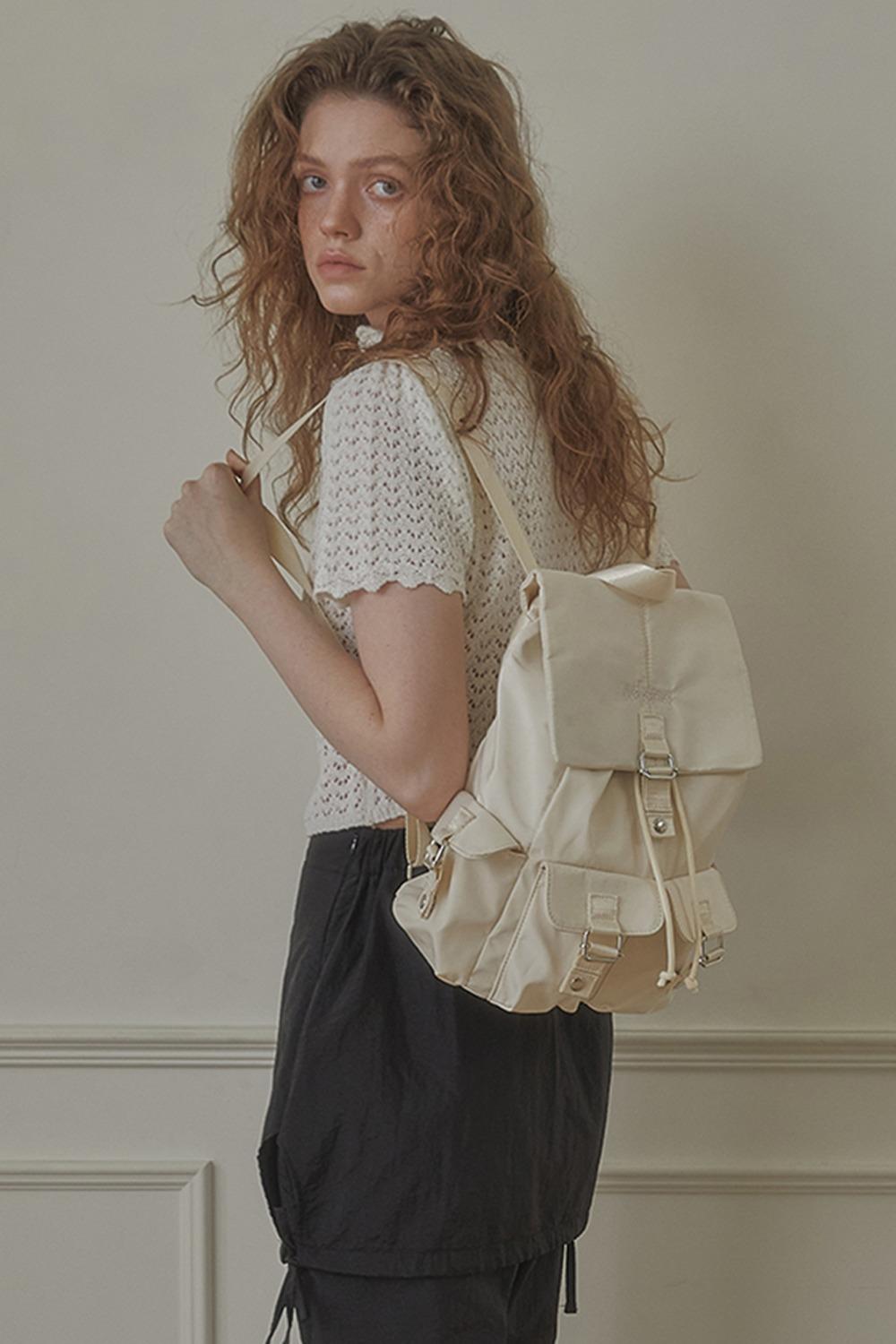 LETERIE POCKET BACKPACK_IVORY