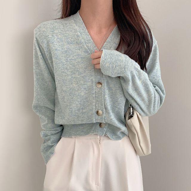 [기획/투톤/6color] 진저브랜딩 크롭가디건_302호