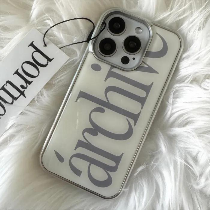 [아이폰17출시][+맥세이프][+갤럭시]archive epoxy case_gray ivory