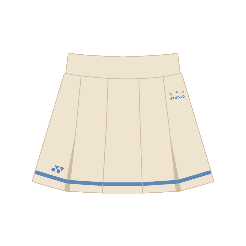 아이앱 스튜디오 x 요넥스 게임 스커트 리드 옐로우 (재생산 버전) (W)