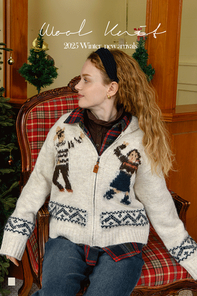 겨울한정기획/울에스닉카라집업