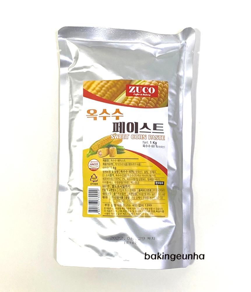 신광 옥수수페이스트 1kg /옥수수필링/ 옥수수라떼