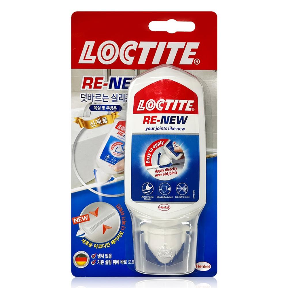 록타이트 리뉴 화이트 덧바르는 실리콘 80ml, 1개