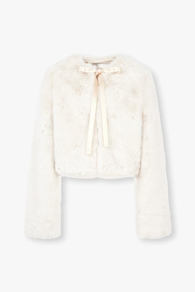 타이 클로저 퍼 자켓 (Coquette Fur Jacket)