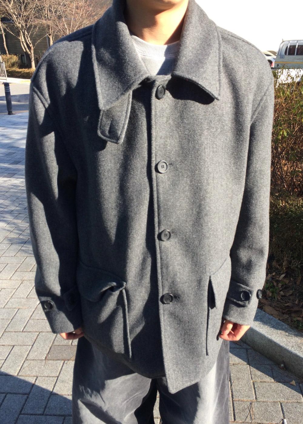 (✩⡱ 누적 200장 ! ) Pony Wool Mac Half Coat