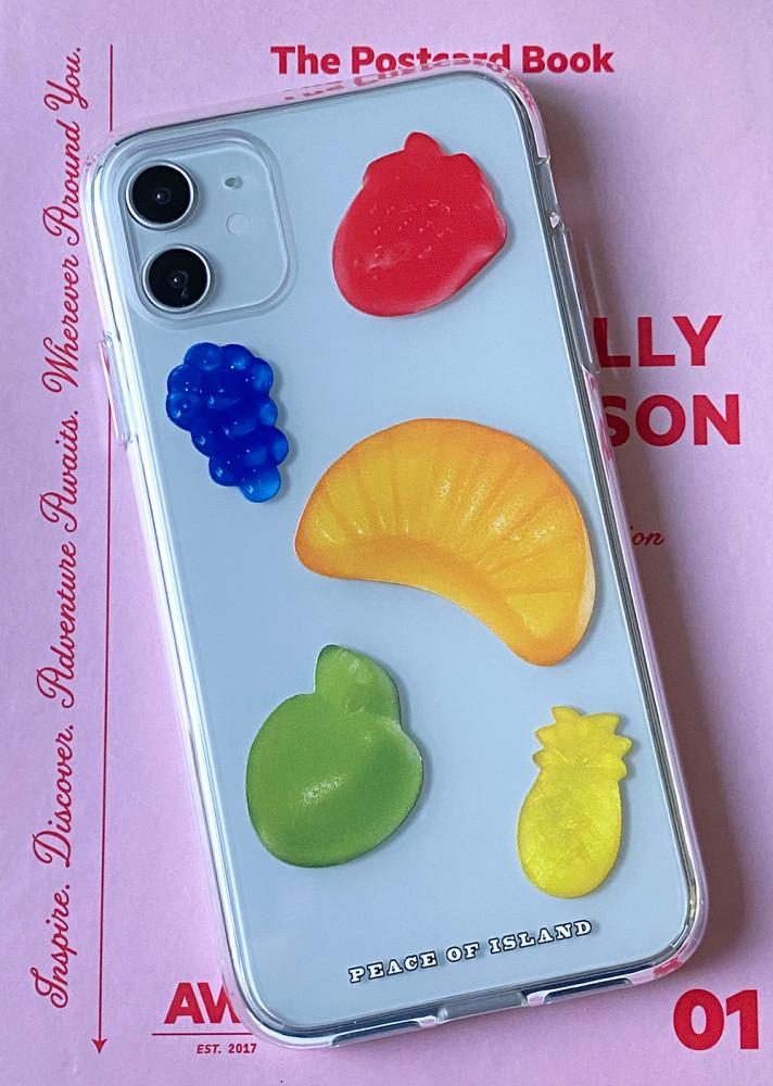 [피스오브아일랜드] real fruits jelly 과일 젤리 젤하드 케이스