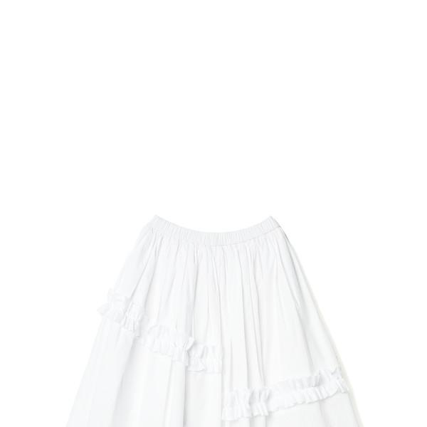 [2nd order] RUFFLE SKIRT (WHITE)