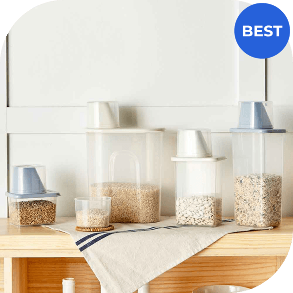 BEST) 이지앤프리 모던 잡곡통 모음전 냉장고정리용기 계량 쌀보관통