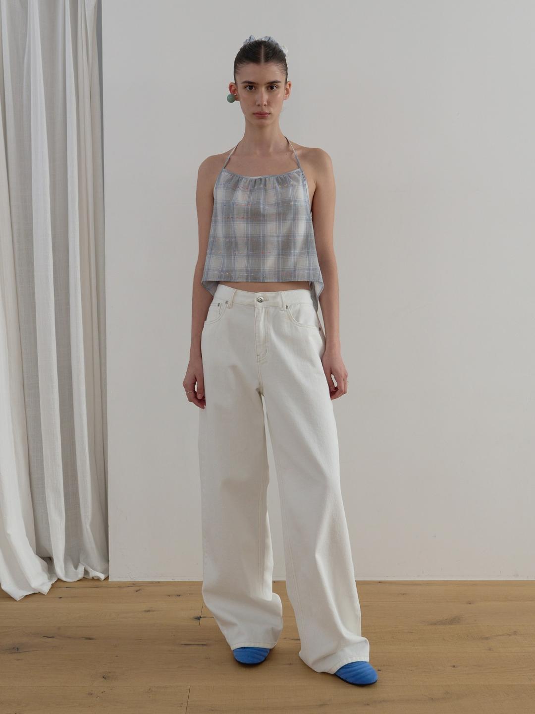 [2차 리오더] M WIDE DENIM_WHITE