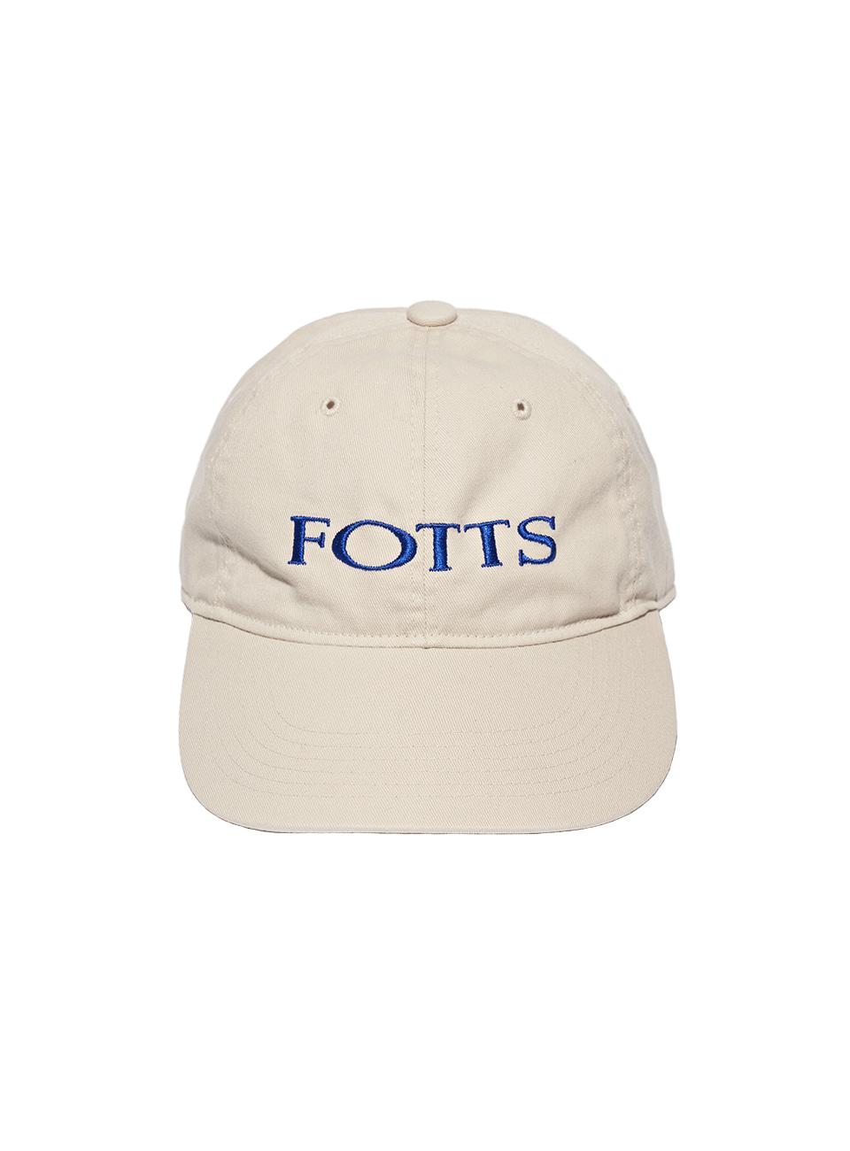 HALF LOGO CAP / BEIGE  [8월 초 순차 발송]