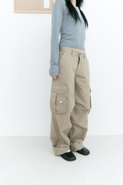 camp pocket cargo pants(2colors)