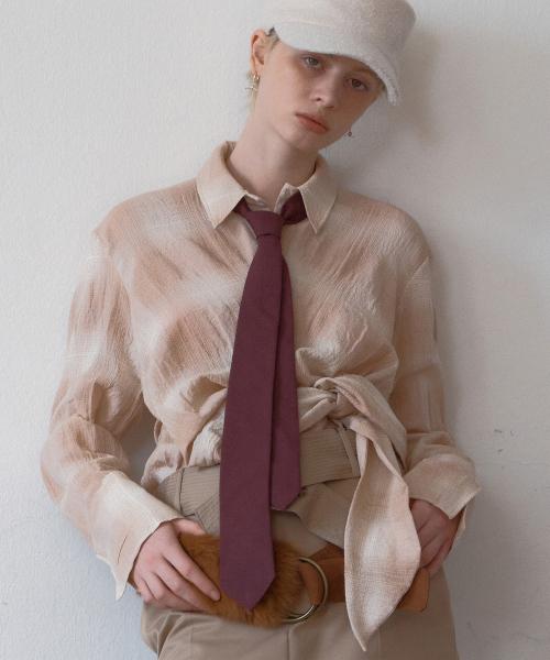 언더컨트롤 스튜디오(UNDERCONTROL STUDIO)  SLIM NECK TIE / NC / PP - 사이즈 & 후기 | 무신사