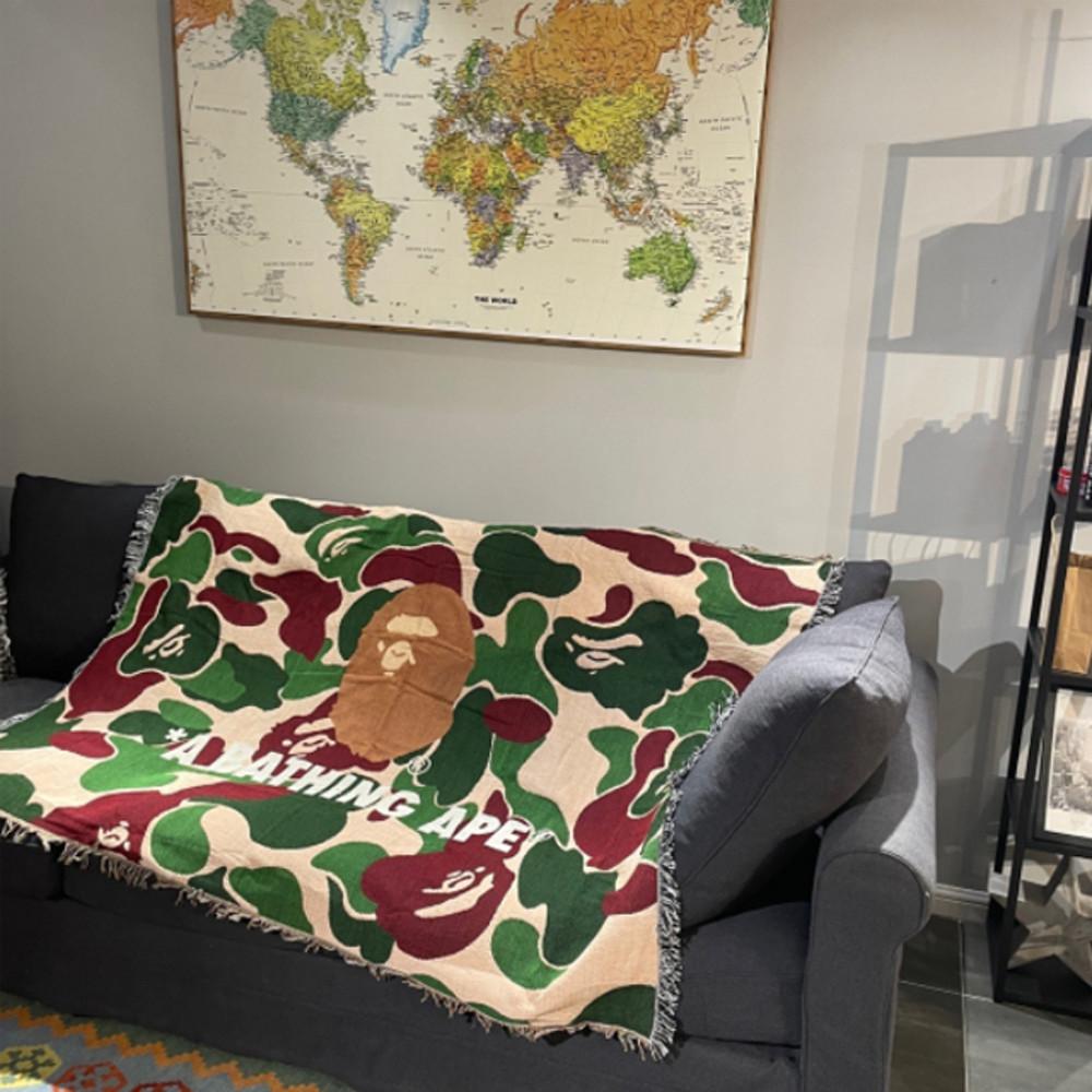 베이프 러그 A BATHING APE 카페트 감성캠핑 담요 BAPE 블랭킷
