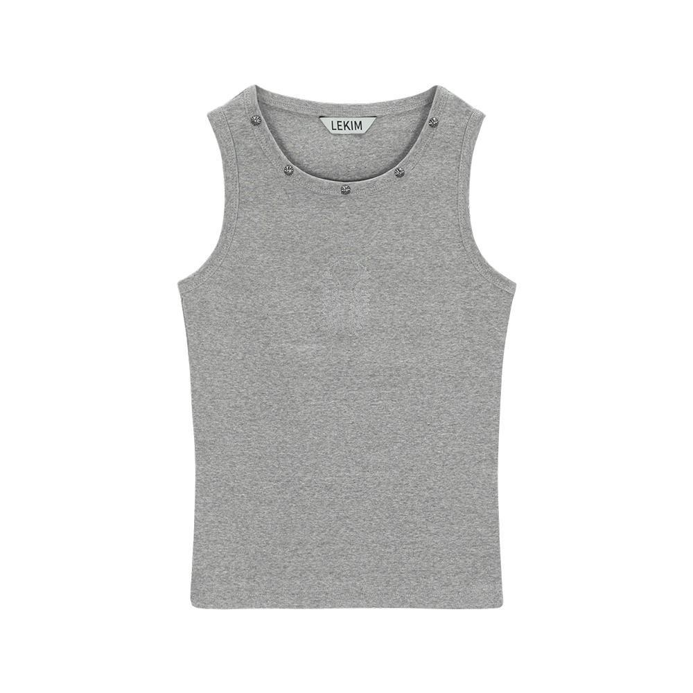 [LEKIM] [리퍼브] LWE STUD SLEEVEESS (GREY)