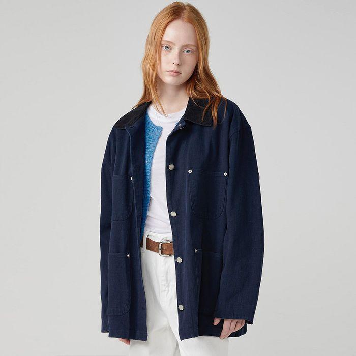 [4차] Ben Washed Work Jacket_Navy