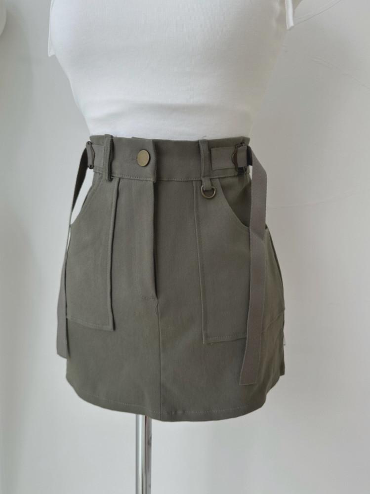 허리조절 카고스커트