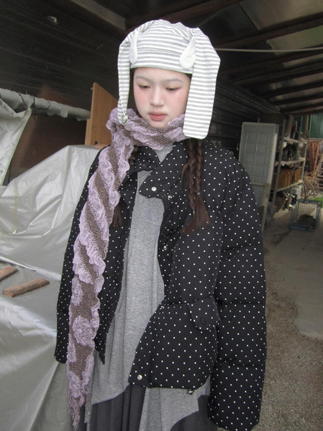 3months Midnight Dot Puffy Jacket