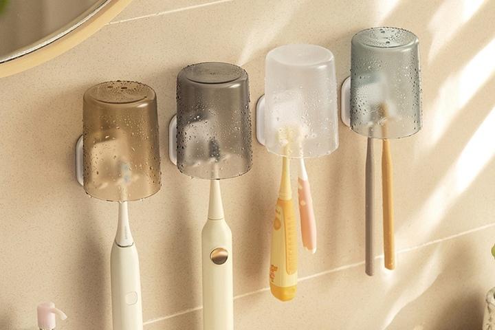 듀얼 양치컵걸이 칫솔꽂이 HS-TB50